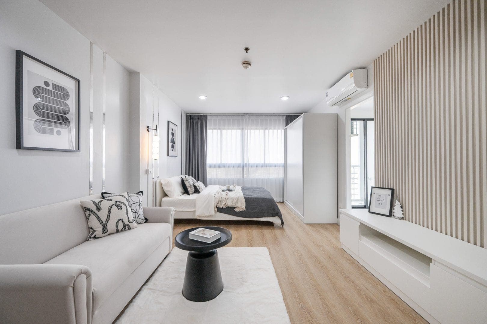 รูปห้องจริง LUMPINI PLACE PINKLAO 1 ห้องนอน