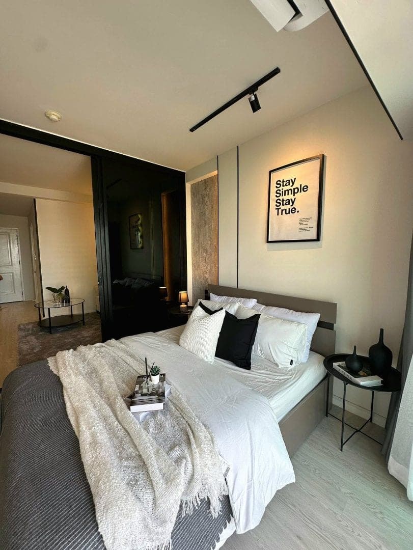 รูปห้องจริง City Living Ratchada 1 ห้องนอน