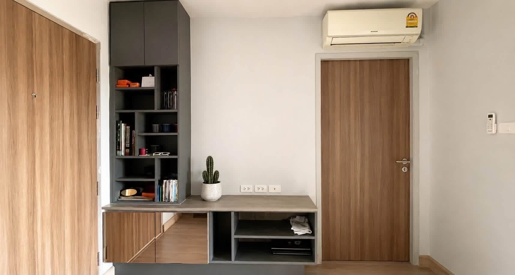 รูปห้องจริง The Unique Ladprao 10 1 ห้องนอน
